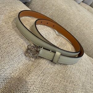 Loewe anagram belt- light mint green